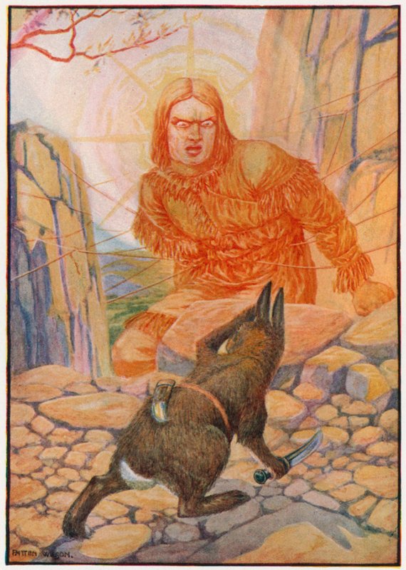 "Come again, Tavwots", gritou o sol (cor litho) de Patten Wilson