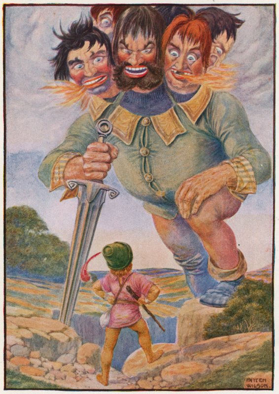 "Vou lutar contigo", disse Billy (cor litho) de Patten Wilson