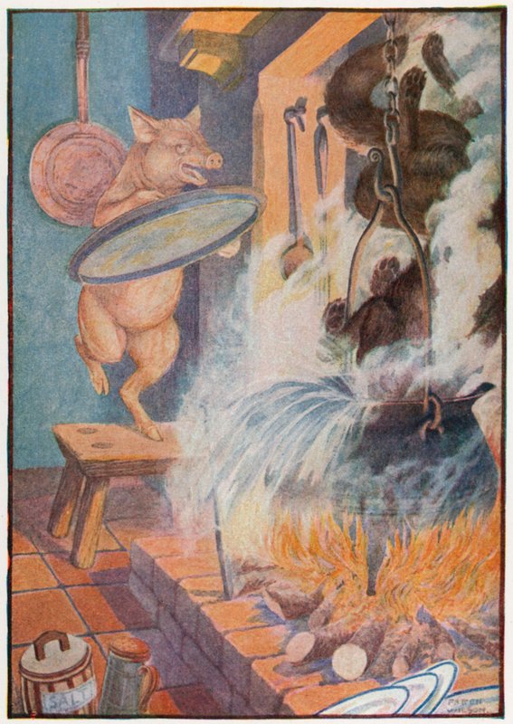 In fell the wolf (cor litho) de Patten Wilson