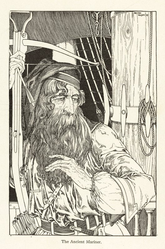 Rime of the Ancient Mariner (gravura) de Patten Wilson