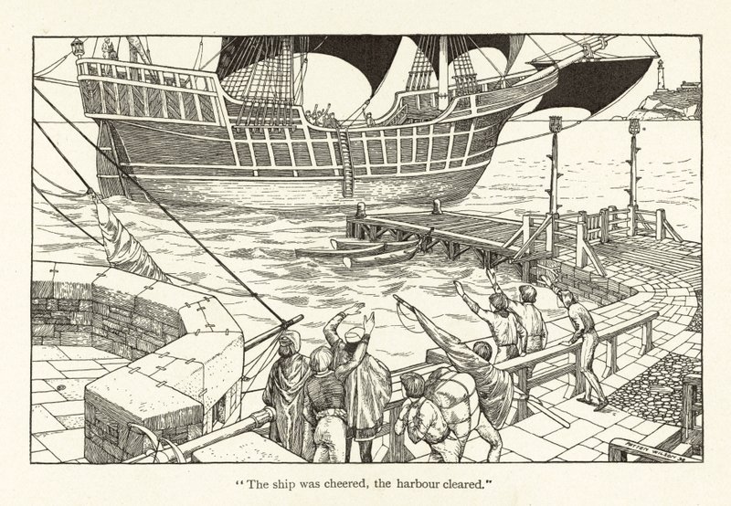 Rime of the Ancient Mariner (gravura) de Patten Wilson