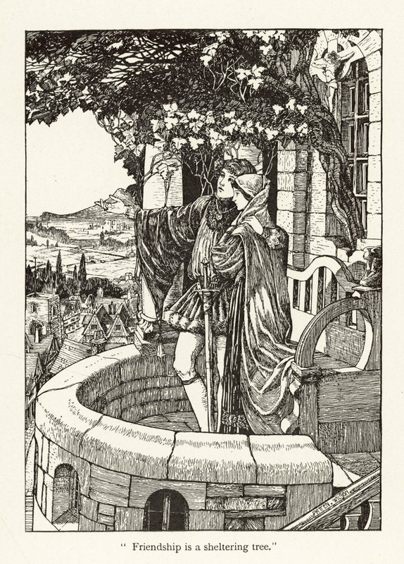 Juventude e Idade (gravura) de Patten Wilson