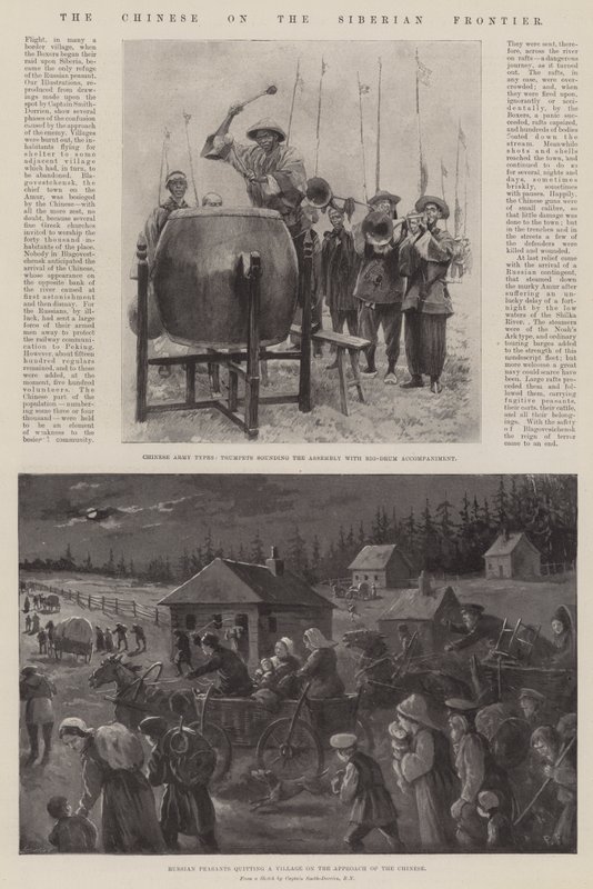 Os chineses na fronteira siberiana de Paul Frenzeny
