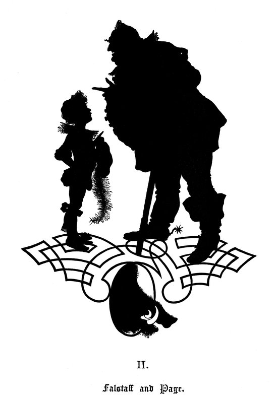 Falstaff e sua página de Paul Konewka