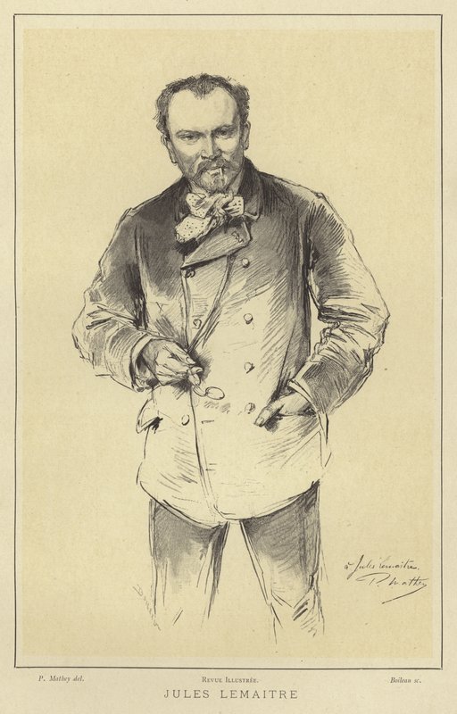Jules Lemaitre, crítico e dramaturgo francês de Paul Mathey