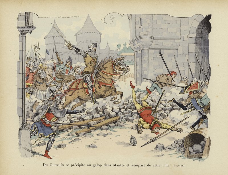 Bertrand du Guesclin toma a cidade de Mantes, 1364 de Paul de Semant