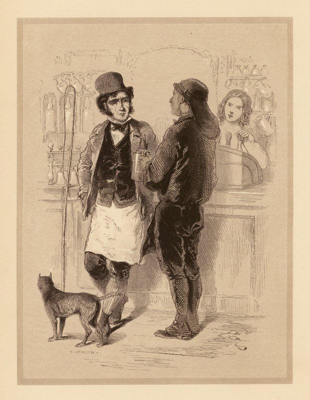 Gavarni em Londres: Carmen e Coal-Heavers (litografia) de Paul (after) Gavarni