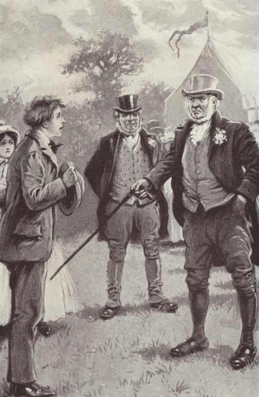 Ilustração para Barchester Towers de Anthony Trollope (litho) de Paul (after) Hardy