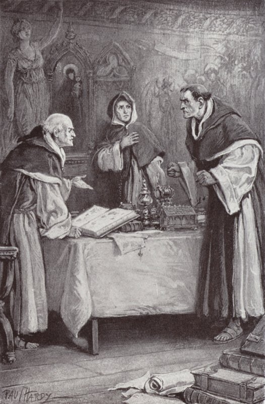 Ilustração para The Cloister and The Hearth de Charles Reade (litho) de Paul (after) Hardy