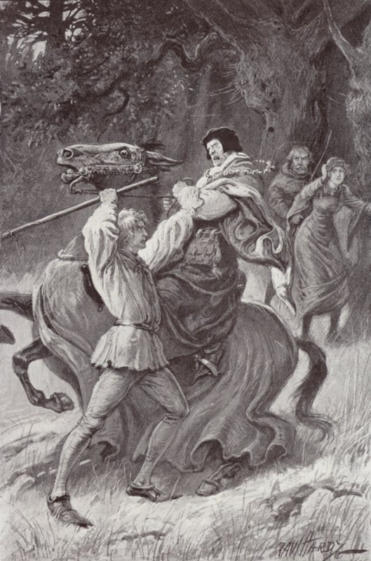 Ilustração para The Cloister and The Hearth de Charles Reade (litho) de Paul (after) Hardy