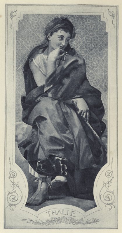 Thalia, Muse of Comedy (fotogravura) de Paul Baudry
