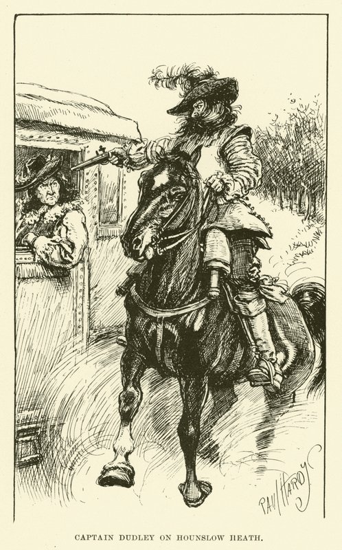 Capitão Dudley em Hounslow Heath (gravura) de Paul Hardy