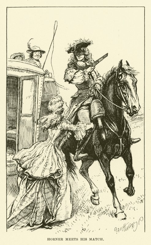 Horner Meets his Match (gravura) de Paul Hardy
