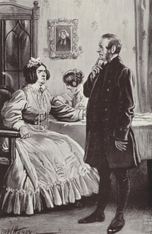 Ilustração para Barchester Towers de Anthony Trollope de Paul Hardy