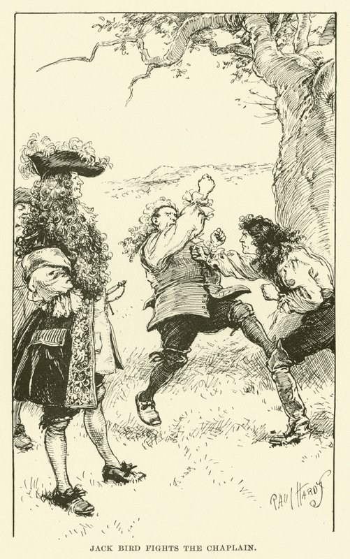 Jack Bird Fights the Capplain (gravura) de Paul Hardy