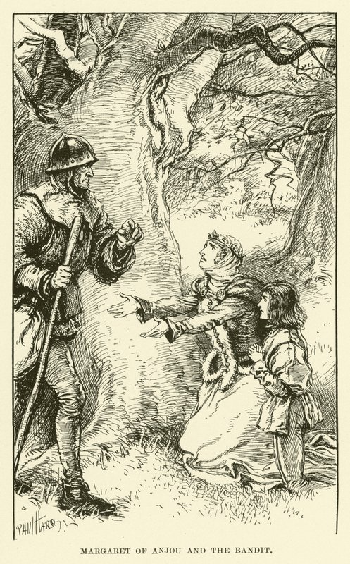 Margaret de Anjou e o Bandido (gravura) de Paul Hardy