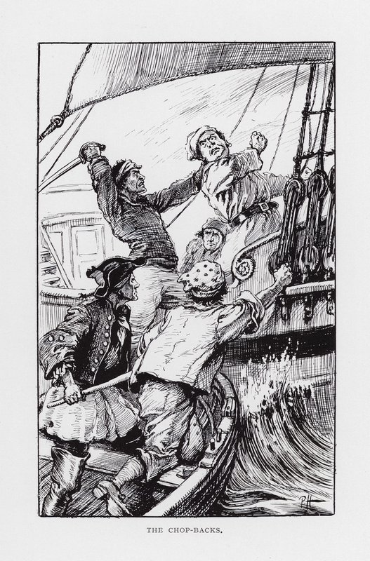 Os chop-backs (litografia) de Paul Hardy