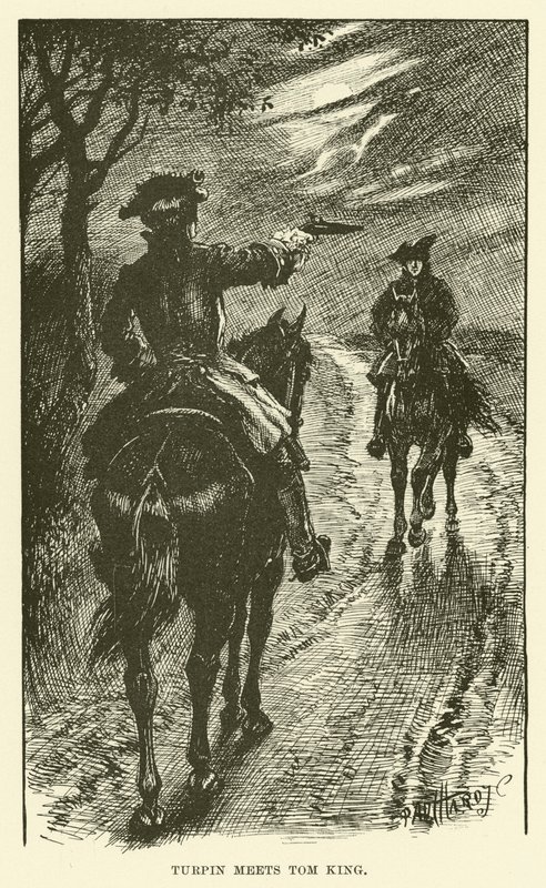 Turpin Meets Tom King (gravura) de Paul Hardy