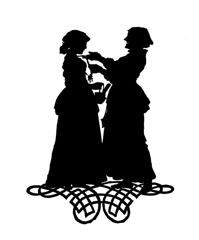 Marthe e Margarete (gravura) de Paul Konewka