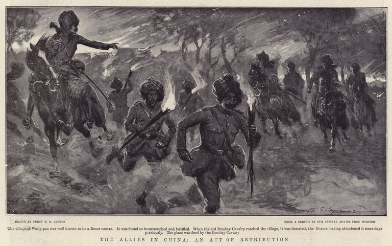 Os aliados na China, um ato de retribuição de Percy F.S. Spence