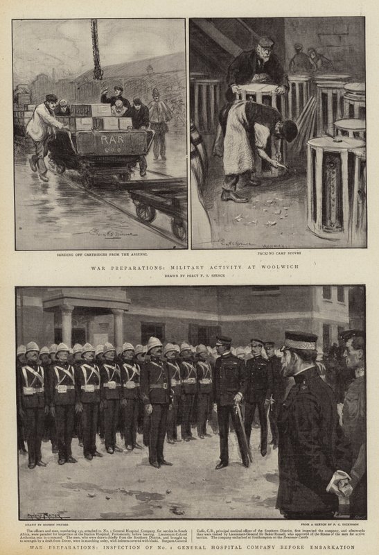 Preparativos para a guerra de Percy F.S. Spence