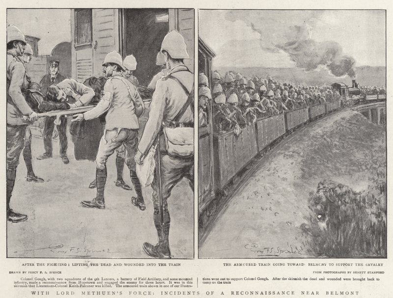 Com a Força do Senhor Methuen, Incidentes de um Reconhecimento perto de Belmont de Percy F.S. Spence