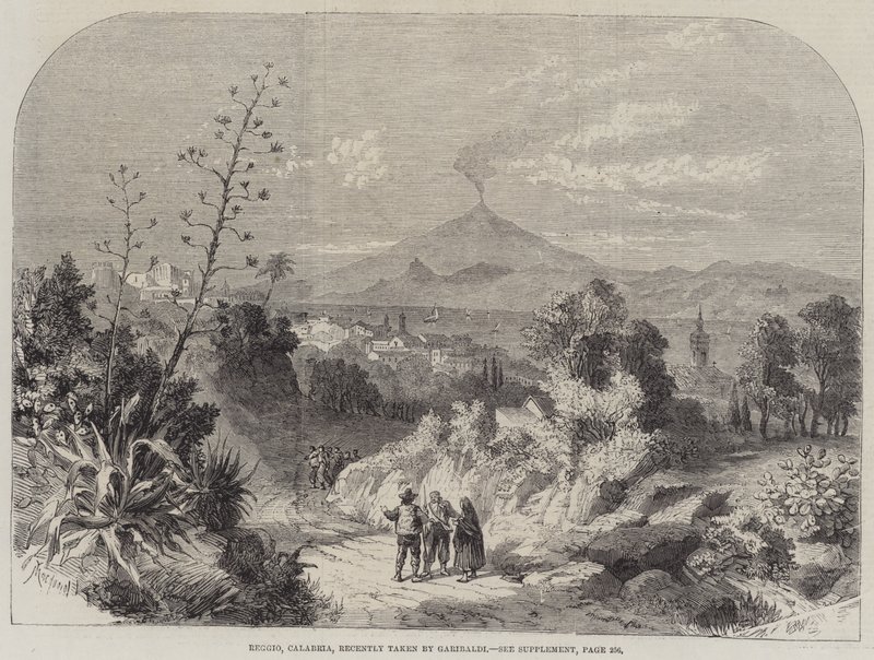 Reggio, Calábria, recentemente tirada por Garibaldi de Percy Macquoid