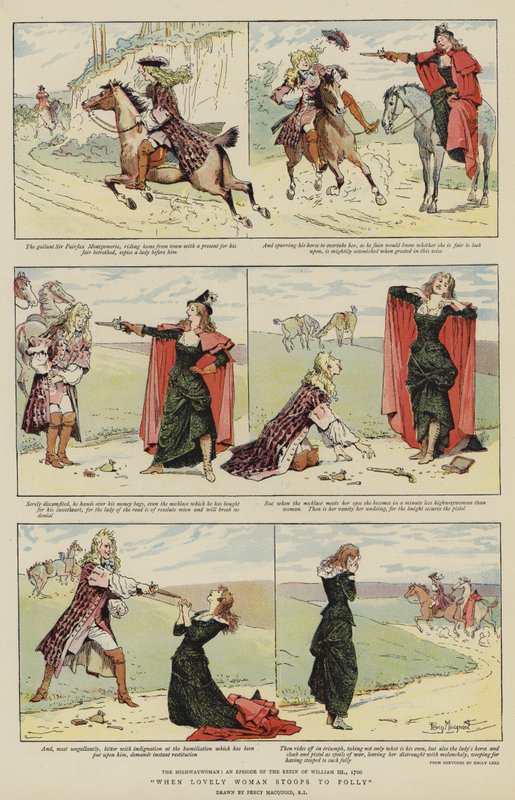 Quando as mulheres encantadoras se inclina para loucura de Percy Macquoid