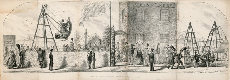 24 de abril, domingo à tarde, Primrose Tavern, Chalk Farm de Percy Cruikshank