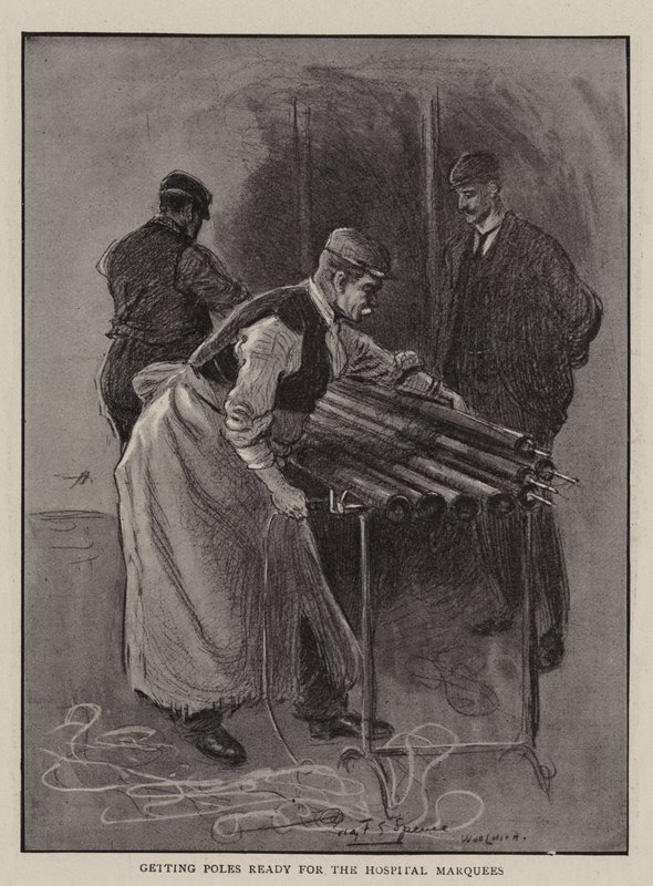 Preparando os poloneses para as marquises do hospital de Percy F.S. Spence