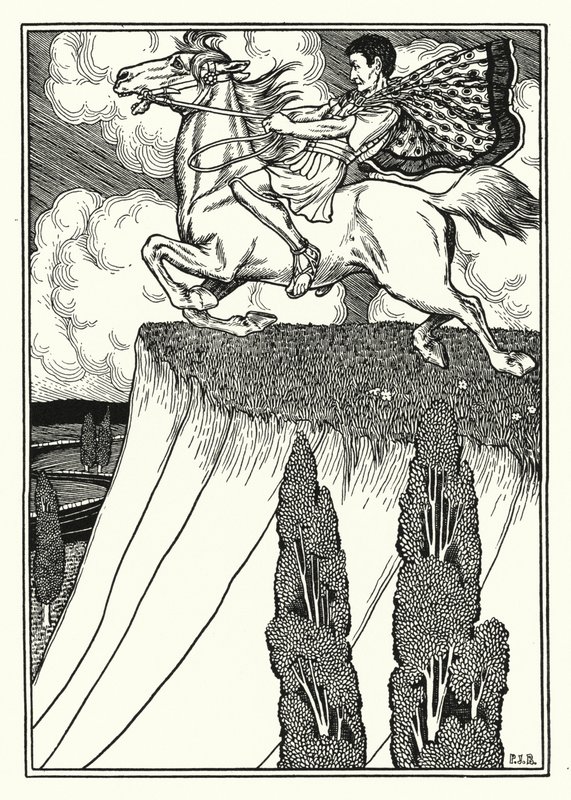 A morte de Antiochus Revenged (litho) de Percy James Billinghurst