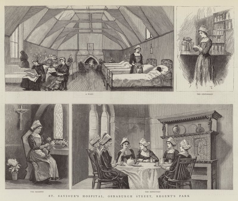Hospital St Saviour, Rua Osnaburgh, Regent&39;s Park de Percy Macquoid
