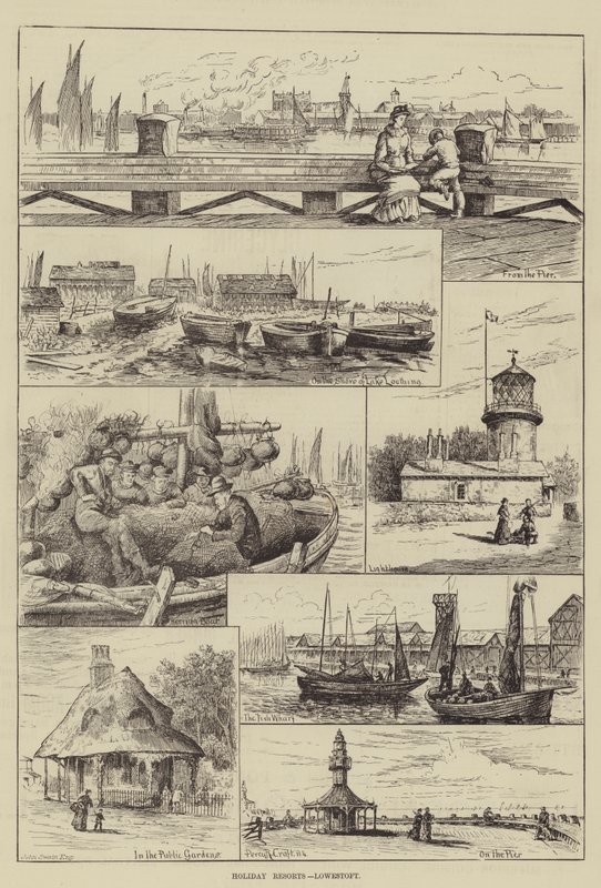 Resorts de férias, Lowestoft de Percy Robert Craft