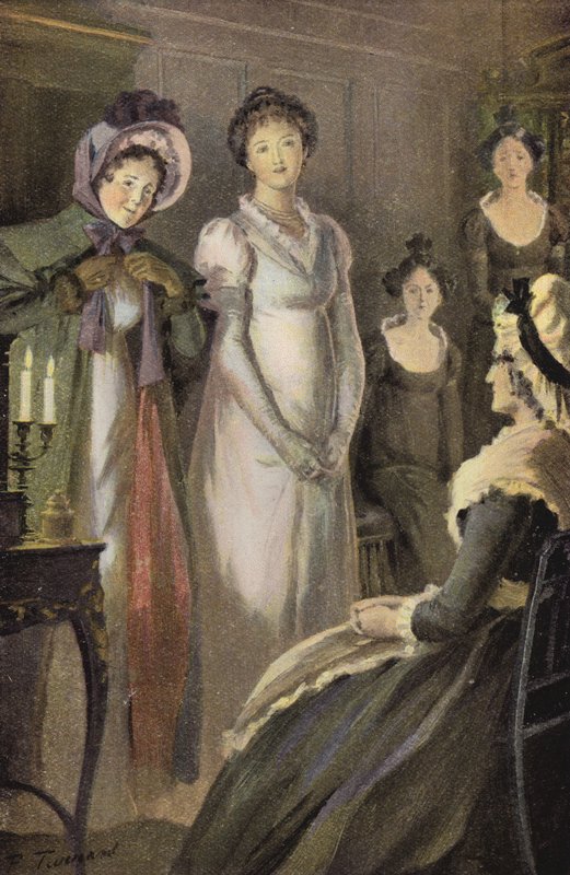Ilustração para Silas Marner por George Eliot (cor litho) de Percy Tarrant