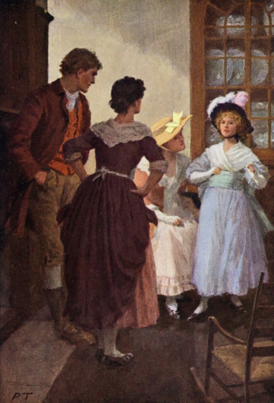 Ilustração para Wuthering Heights por Emily Bronte (cor litho) de Percy Tarrant