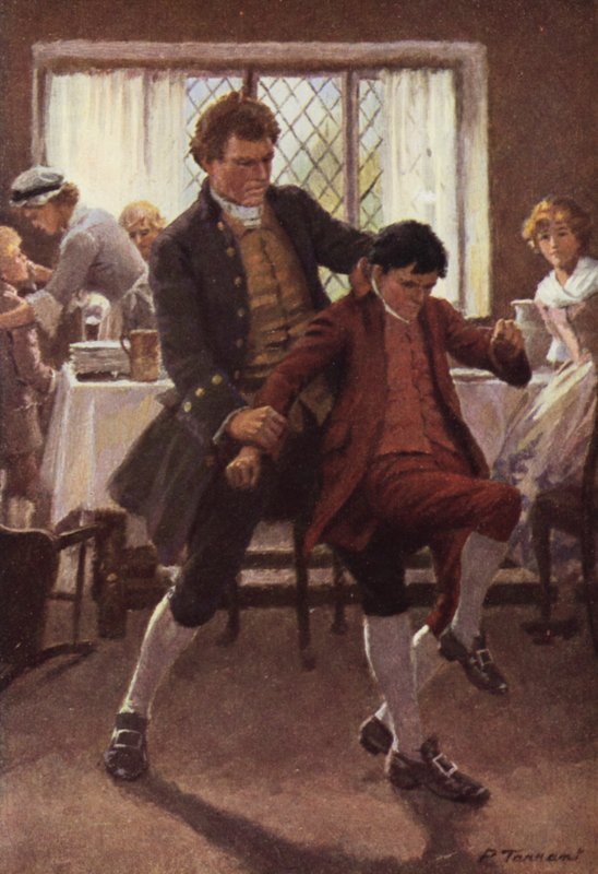 Ilustração para Wuthering Heights por Emily Bronte (cor litho) de Percy Tarrant