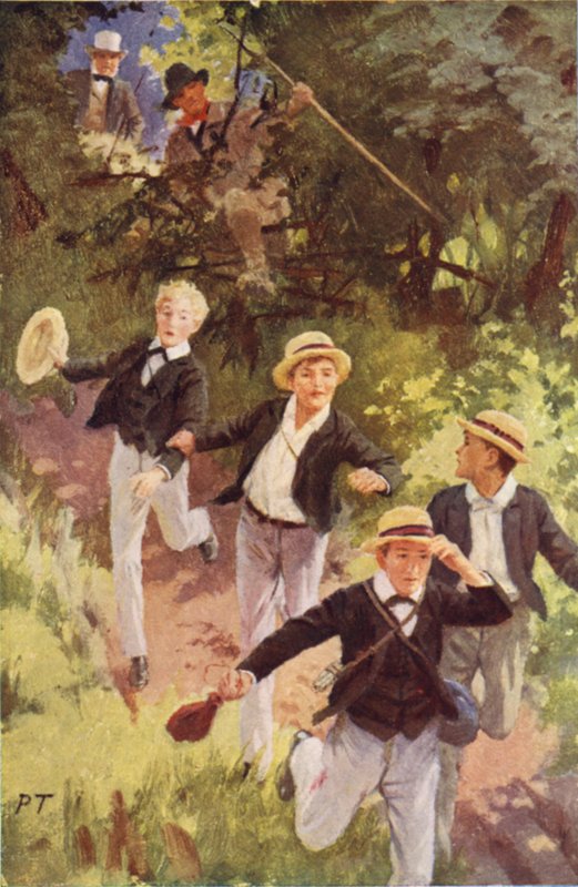 Os Perseguidores Ganham Horrivelmente com eles (lito colorido) de Percy Tarrant