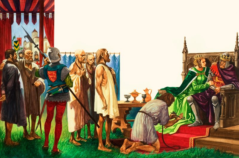 Rei Eduardo III e os burgueses de Calais de Peter Jackson
