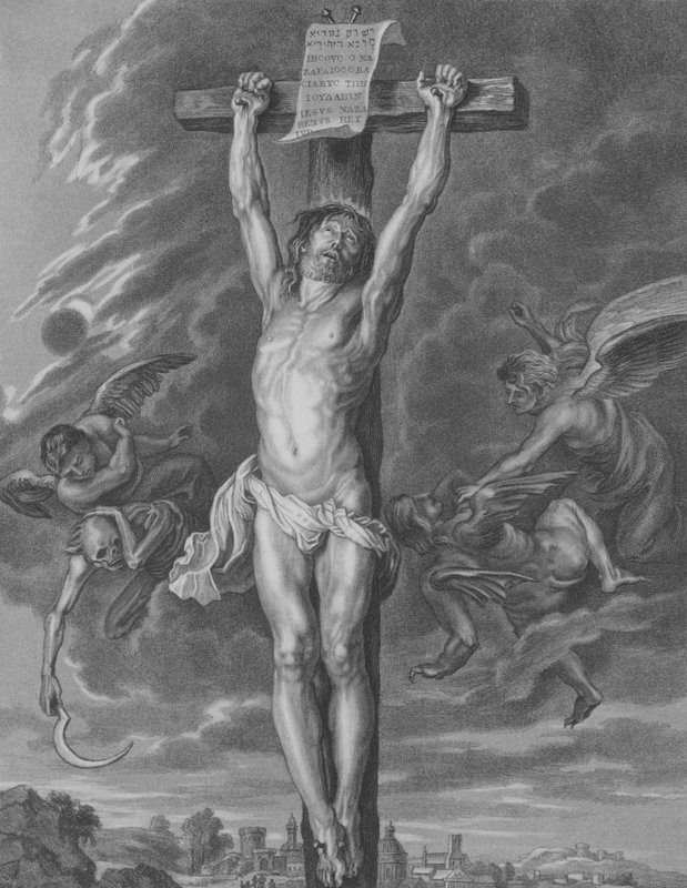 A Crucificação, São Mateus 27, Vers. 30-54 de Peter Paul after Rubens