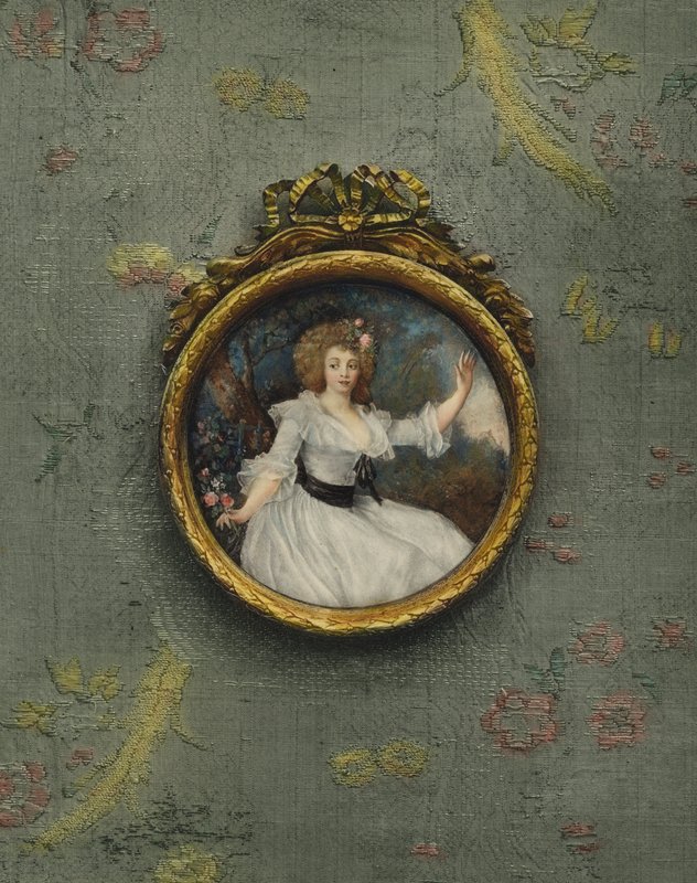 Retrato de uma mulher desconhecida de Peter Adolf Hall