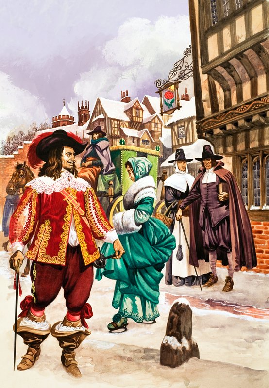 Cavalier na Londres do século XVII de Peter Jackson