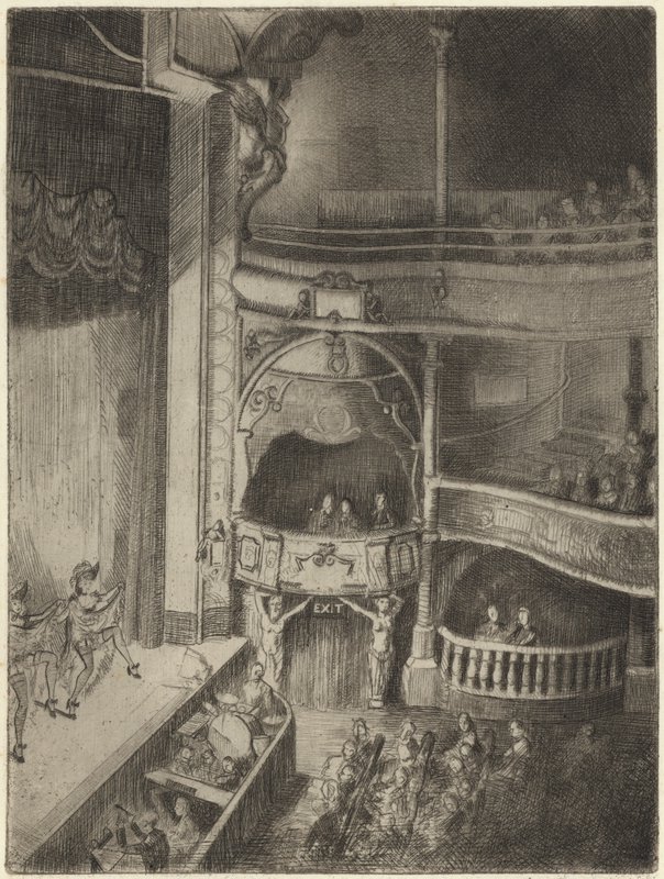 Meninas dançando em um teatro de Peter Jackson
