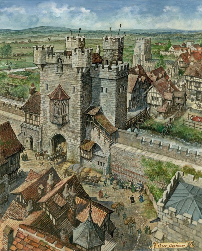 Portão, em, londres de Peter Jackson