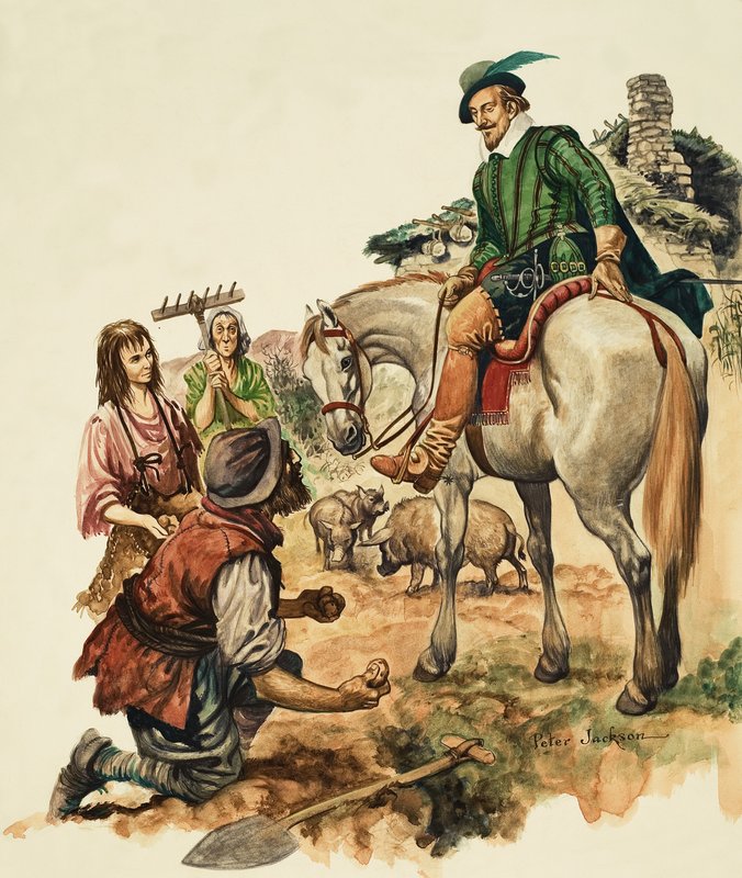 Cavalheiro no cavalo de Peter Jackson