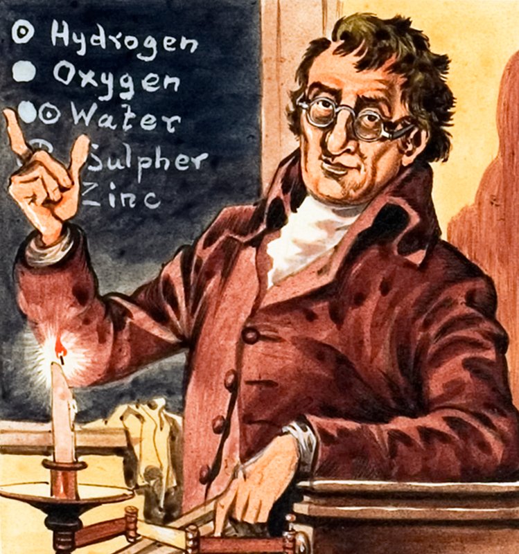 John Dalton, fundador da teoria atômica química de Peter Jackson