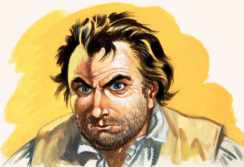 Motim sobre a recompensa (guache sobre papel) de Peter Jackson