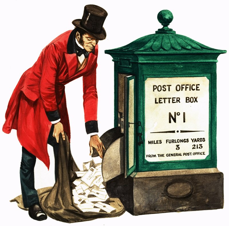 Era uma vez ... comunicação cem anos atrás. Um carteiro vitoriano e caixa postal de Peter Jackson