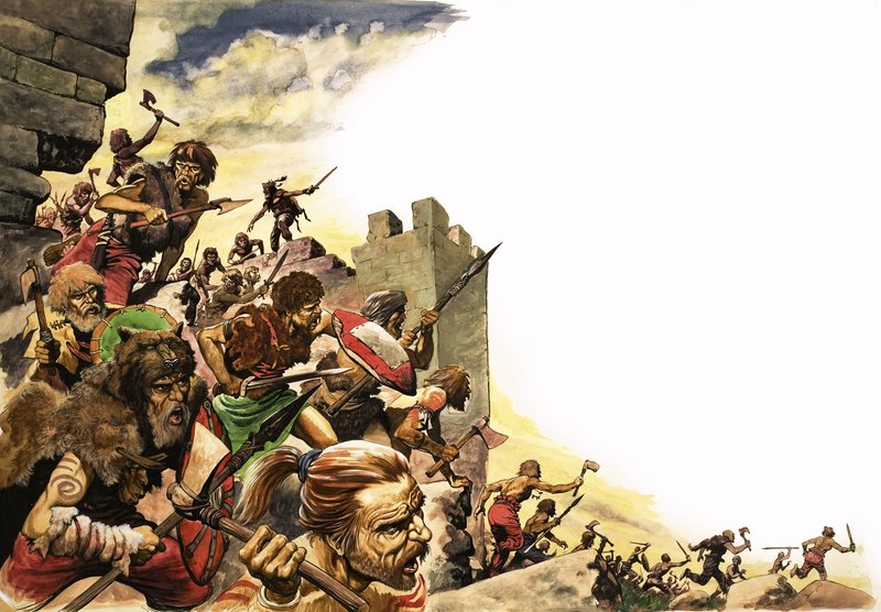 Guerreiros pictos invadem a Grã-Bretanha de Peter Jackson