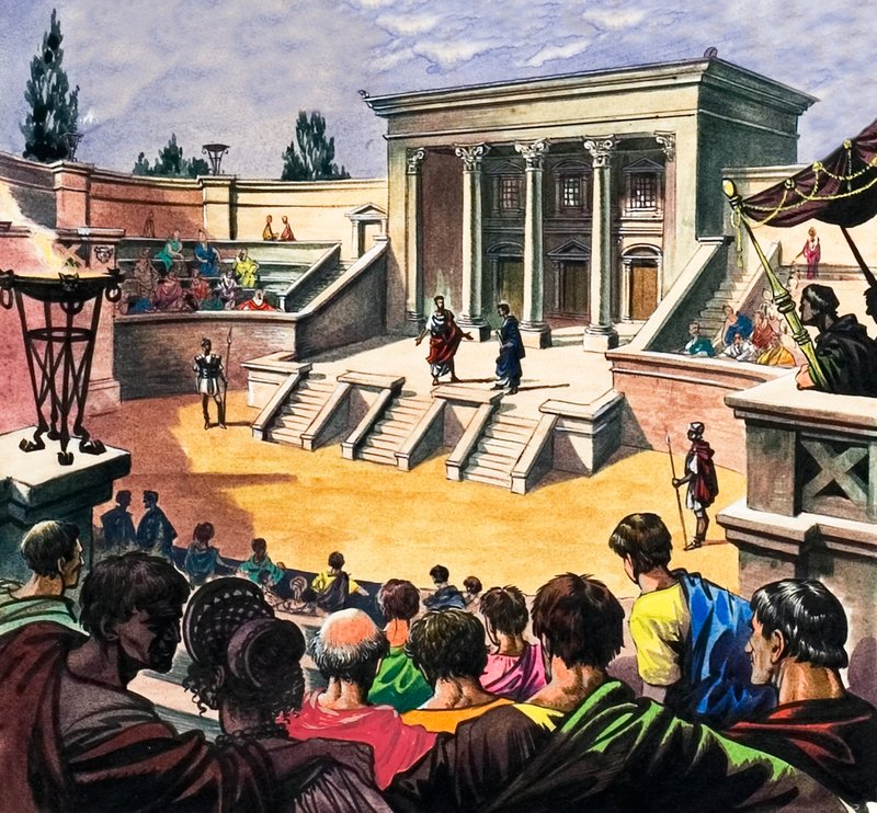 Teatro romano na Grã-Bretanha de Peter Jackson