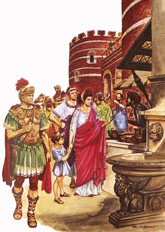 Compras na Grã-Bretanha romana de Peter Jackson
